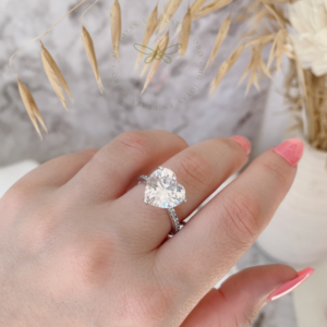 Anillo Solitario Corazón