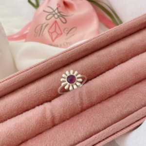 Anillo Flor Amatista