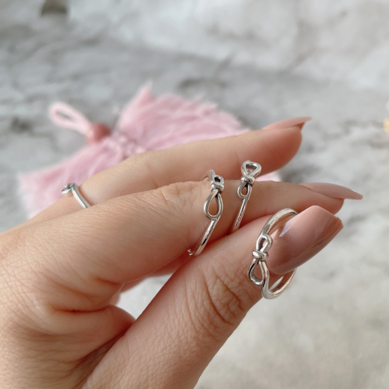 Anillo Lazo de Plata 925 - Imagen 2