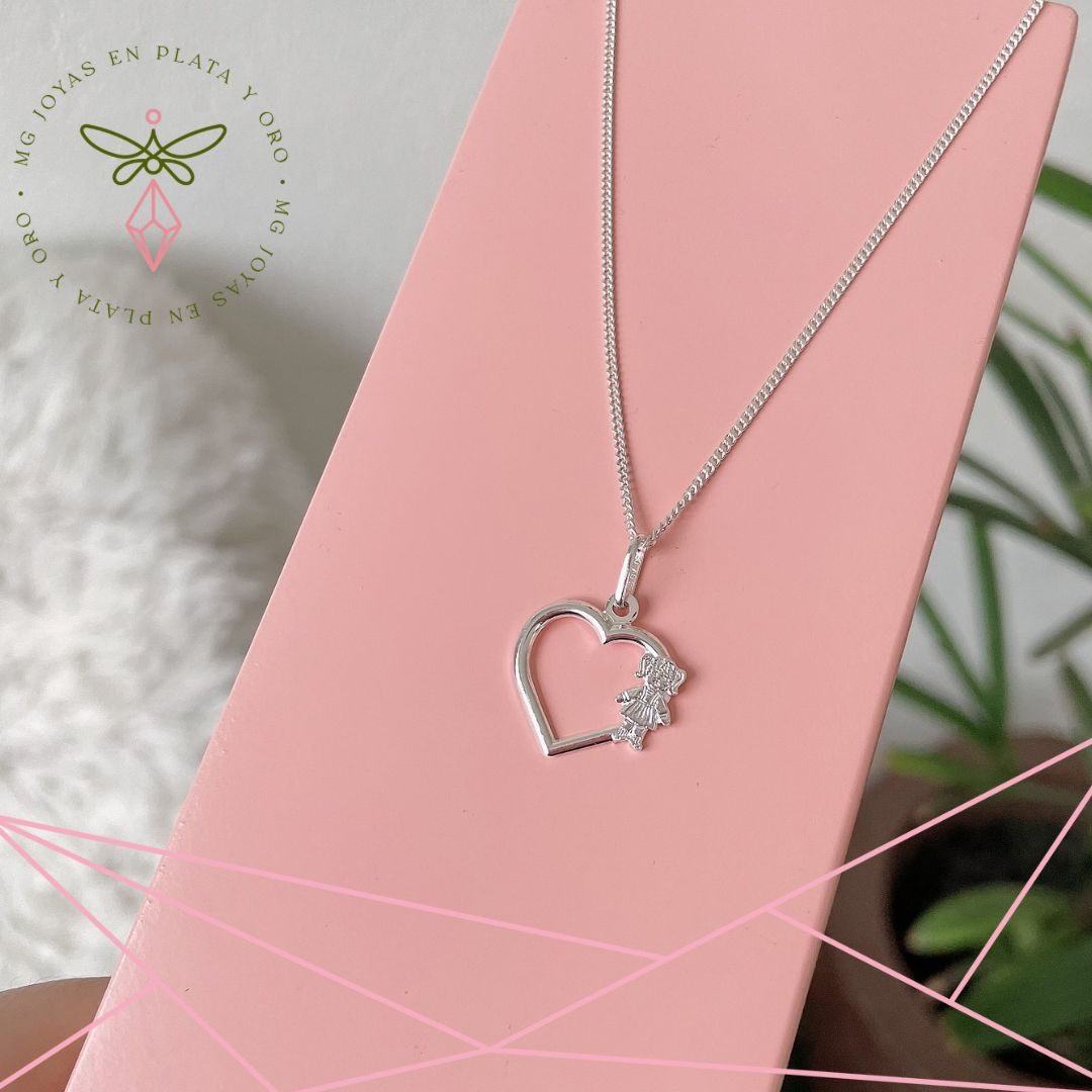 Dije Corazón calado Nena - Imagen 2
