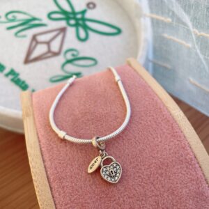 Charm Corazón candado /Amor