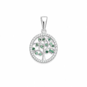 Dije Árbol de la Vida Circonia Calado