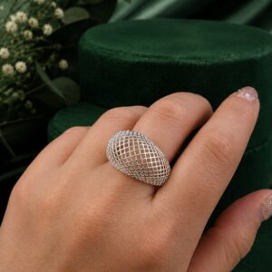 Anillo Bombé Calado