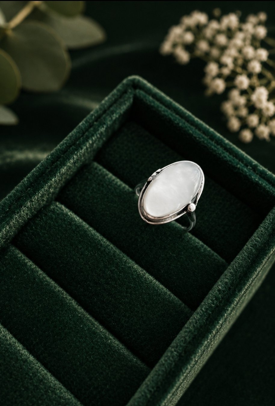 Anillo Nácar Oval - Imagen 2