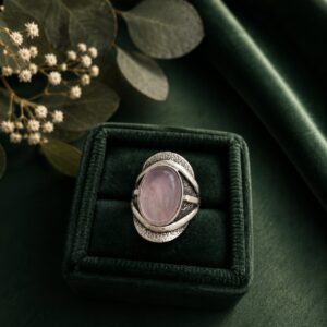 Anillo Cuarzo Rosa
