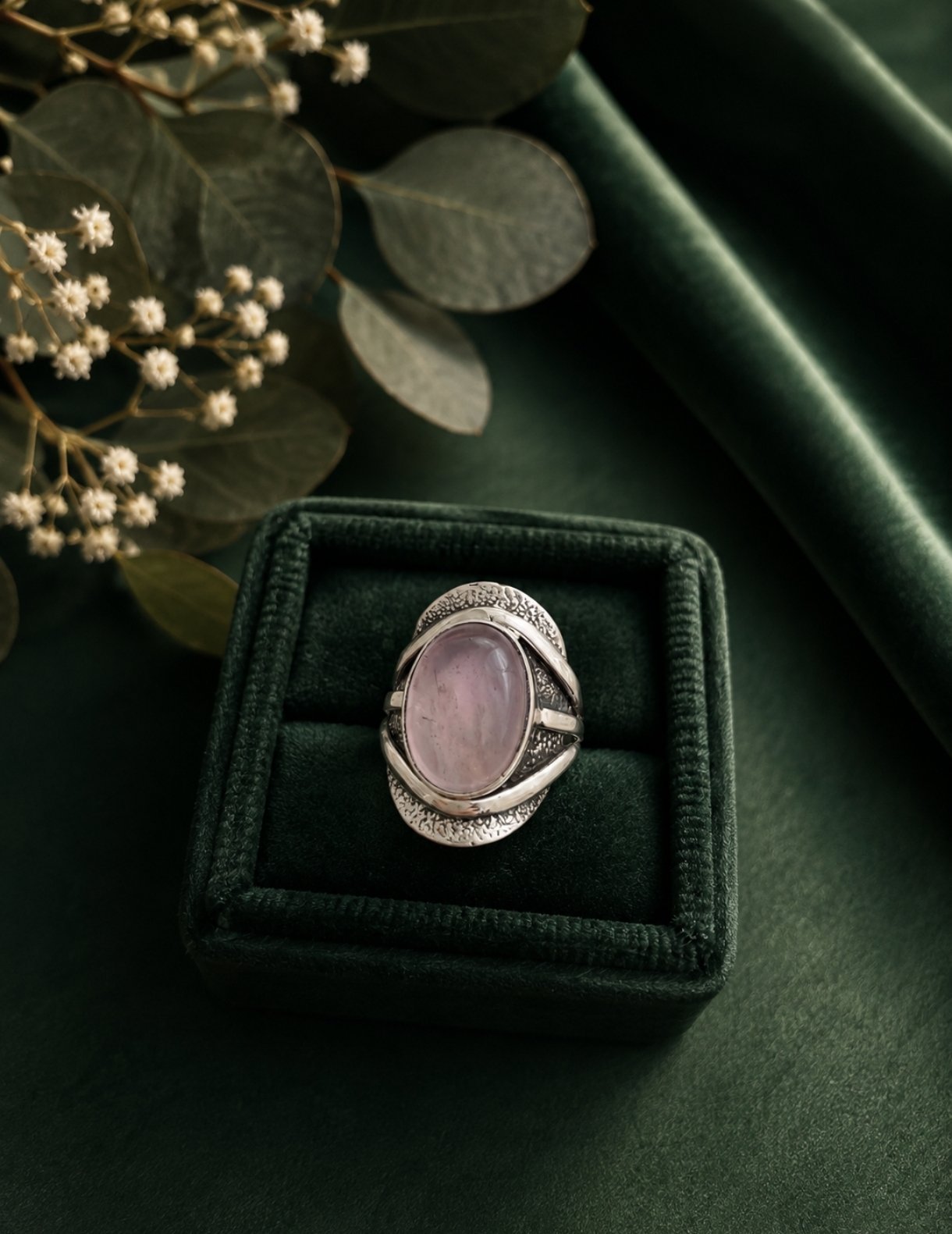 Anillo Cuarzo Rosa - Imagen 2
