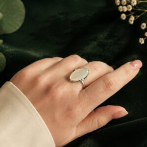 Anillo Nácar Oval