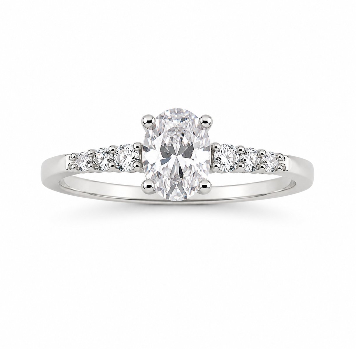Anillo Circonia Oval - Imagen 3