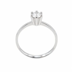 Anillo Solitario Elevado