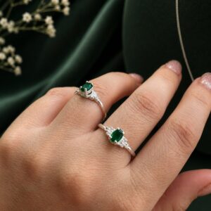 Anillo Circonia Verde