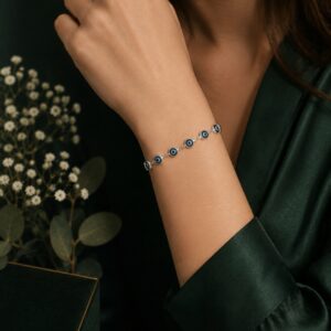 Pulsera Ojo Griego – Plata 925