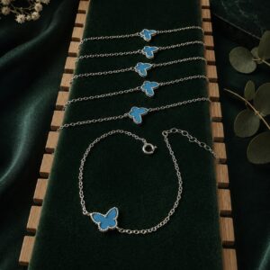 Pulsera Mariposa Turquesa