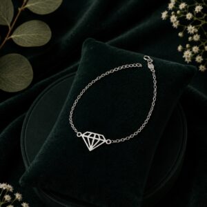 Pulsera Diamante de Plata